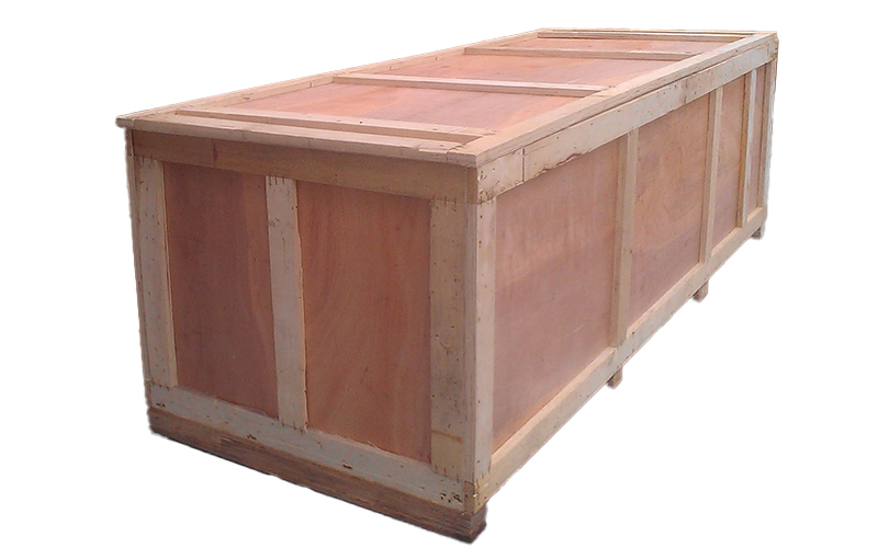 wooden box package